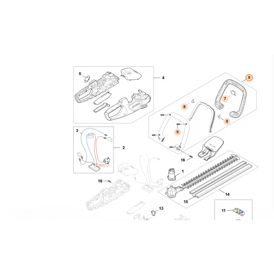 STIHL  Uchwyt ramieniowy HA08 790 1200